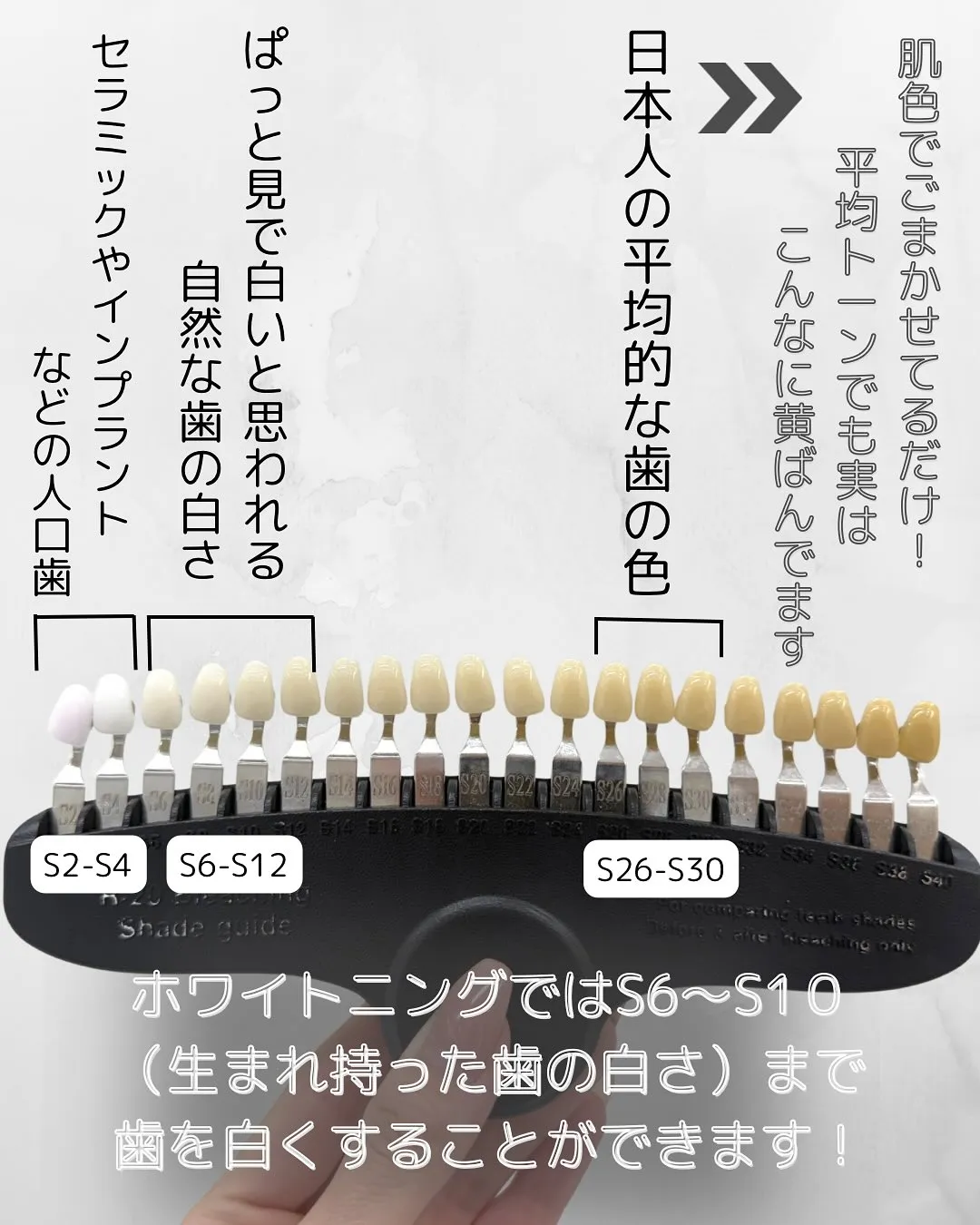 どれくらい白くなる？